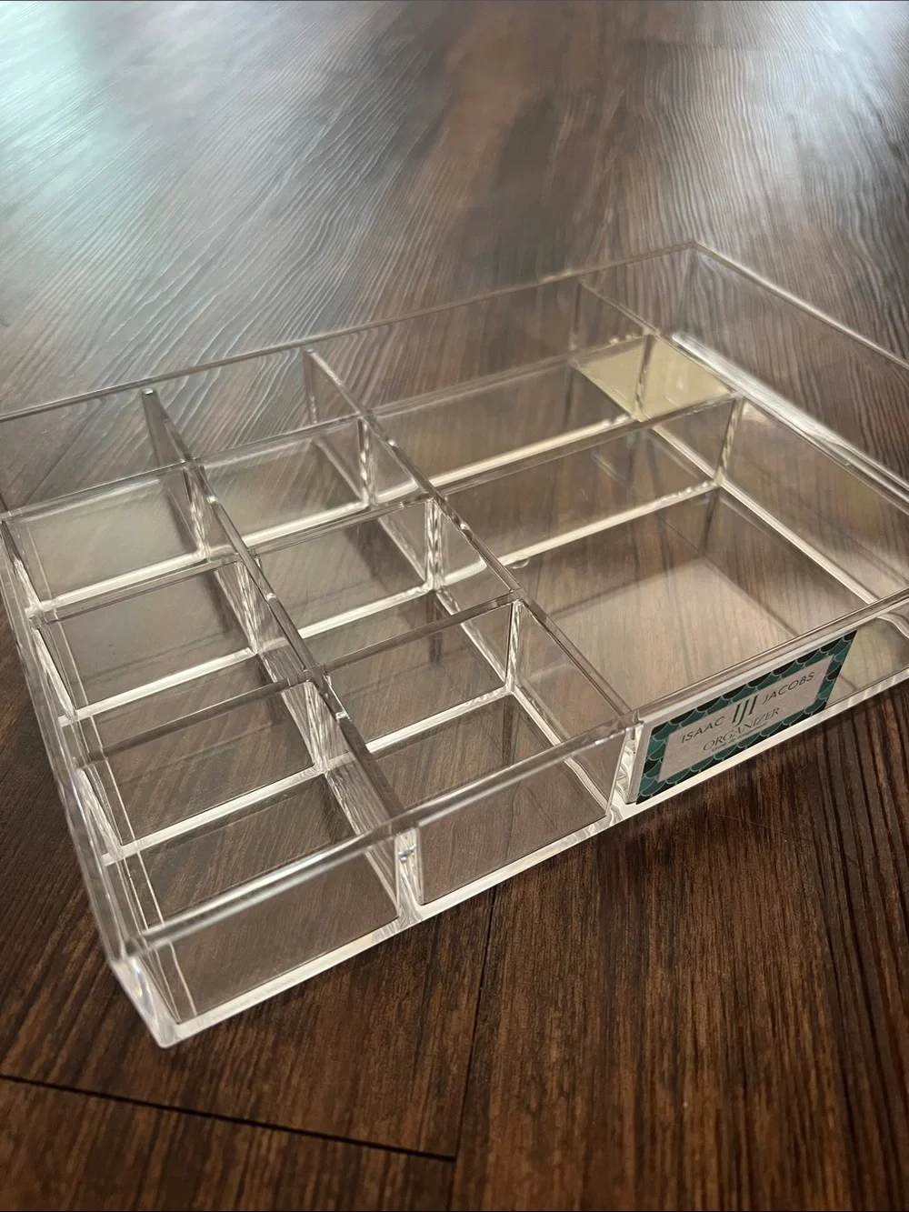 NWT Clear Acrylic Makeup Organizer Tray - Clear